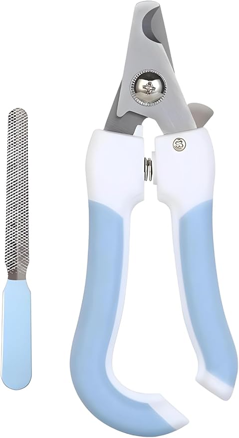 Pet Nail Clippers with Safety Guard & Nail File – Professional Dog & Cat Grooming Trimmer - Image 5