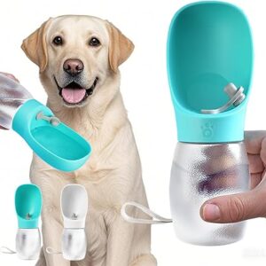 Dog & Cat Travel Water Bottle – Portable Pet Hydration with Leak-Proof Bowl