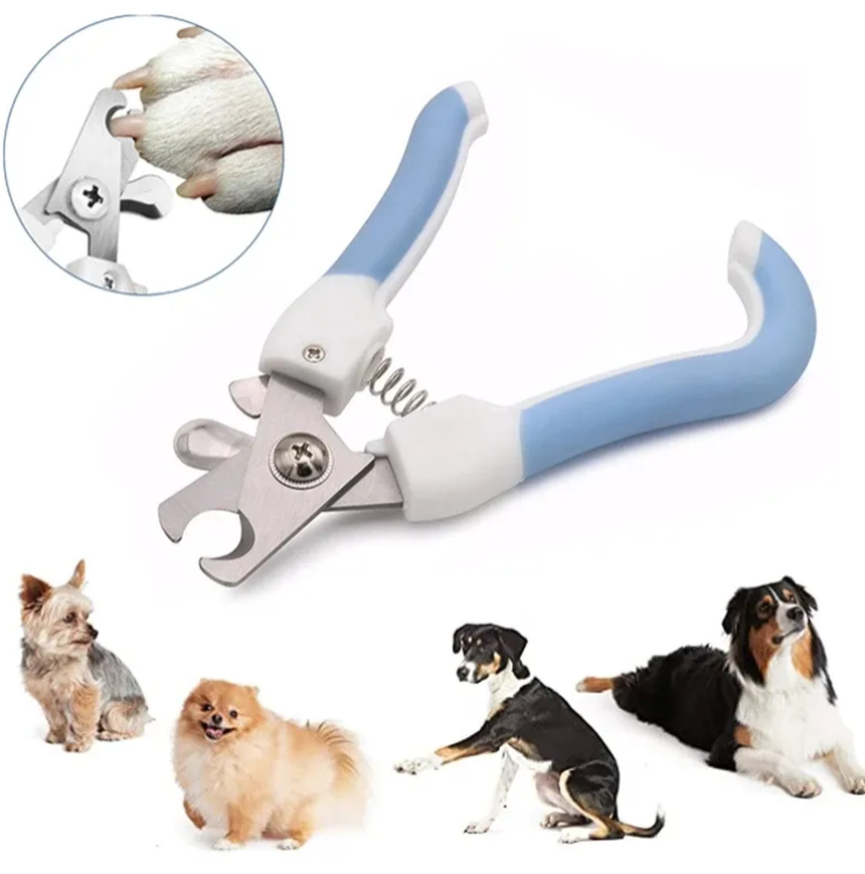 Pet Nail Clippers with Safety Guard & Nail File – Professional Dog & Cat Grooming Trimmer